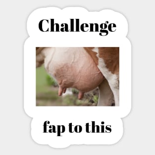 Fap Challenge Sticker